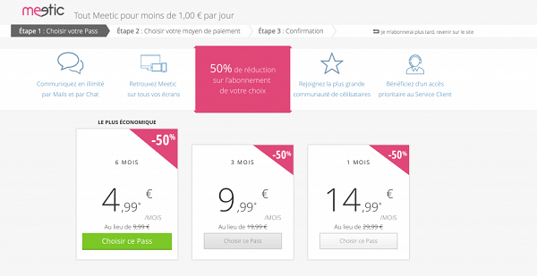 code promo meetic