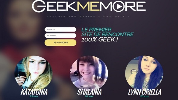 GeekMeMore.com - le premier site de rencontre 100% geek