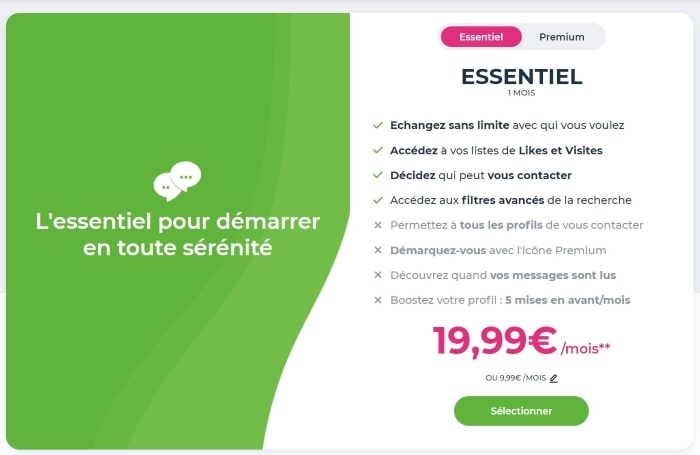 Meetic Essentiel