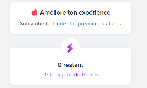 comment utiliser un booster tinder