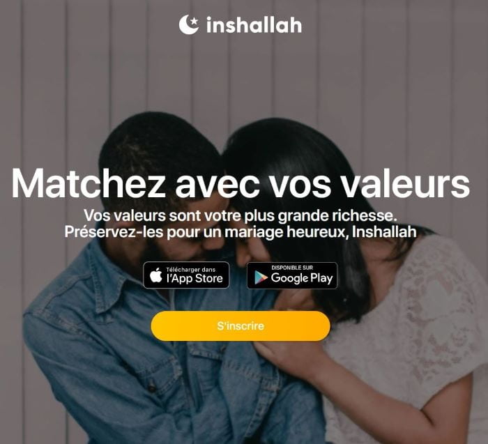 Inshallah site de rencontre maroc pour matcher avec vos valeurs