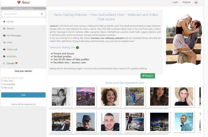 Suissi.ch chattez aved des célibataires suisse gratuitement