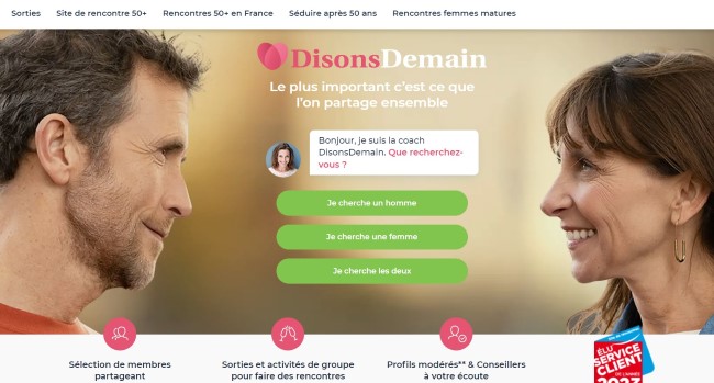 Disons Demain site de rencontre senior